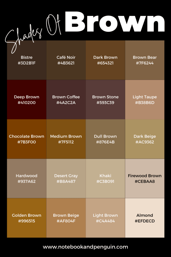 50-brown-color-codes-for-the-perfect-shade-of-brown