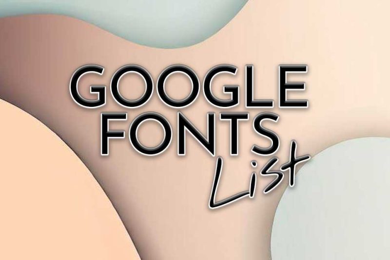 download google fonts for photoshop