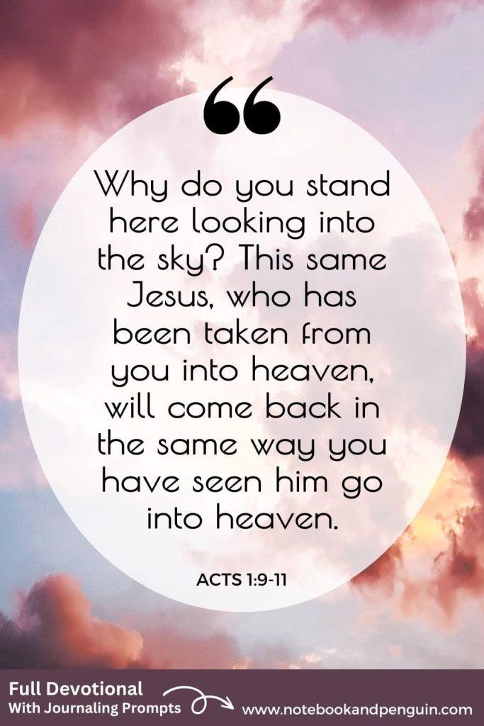 Devotional for Ascension Day