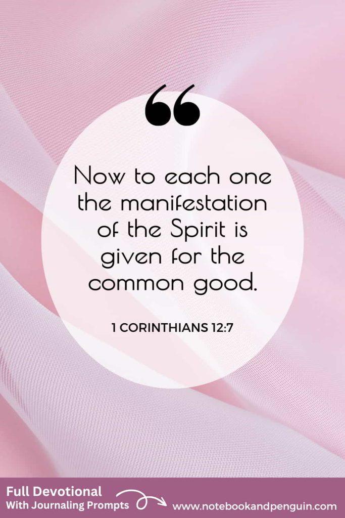 Spiritual gifts Pinterest pin