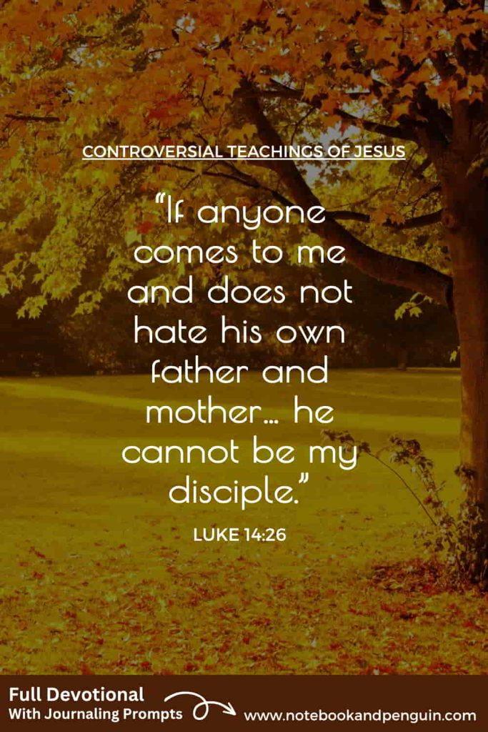 controversial teaching of Jesus Pinterest pin