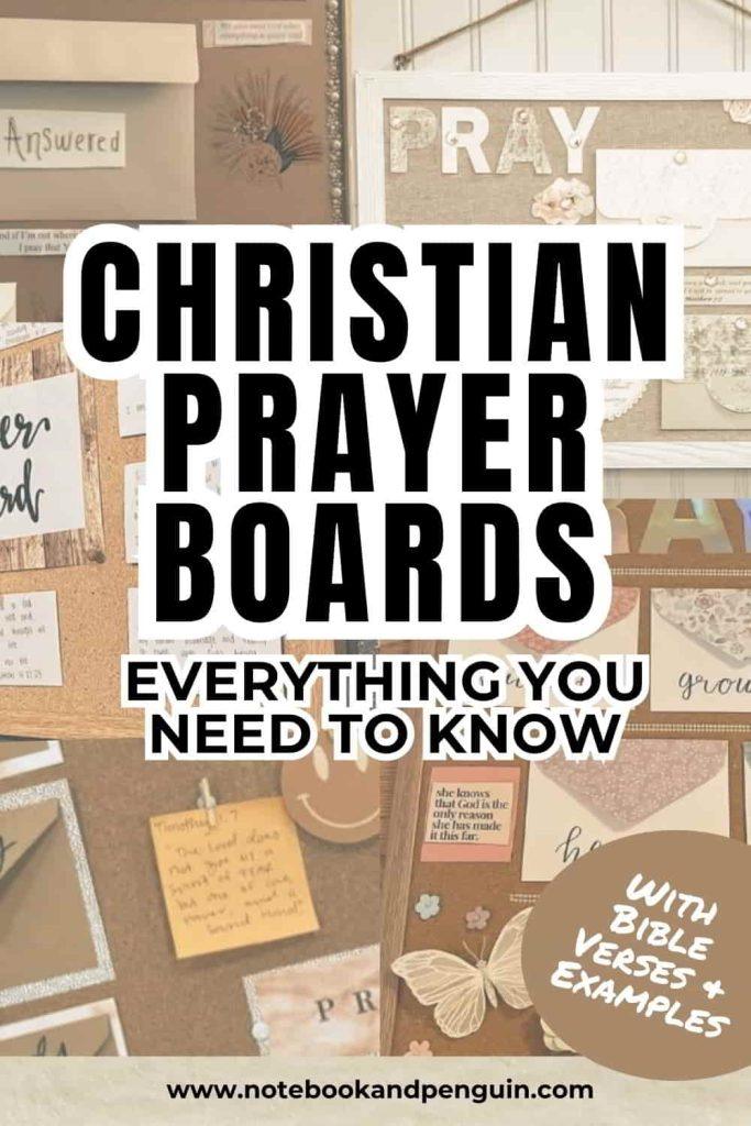 Prayer board beginner guide Pinterest Pin