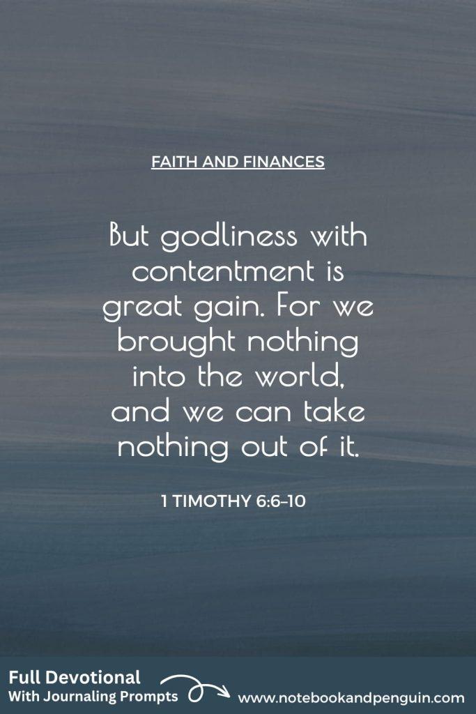 Being content with what you have Pinterest pin