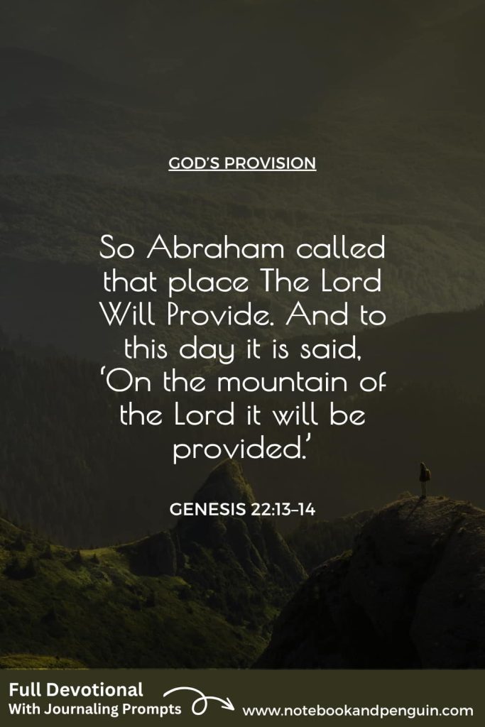 Jehovah Jireh - The Lord Will Provide Pinterest Pin