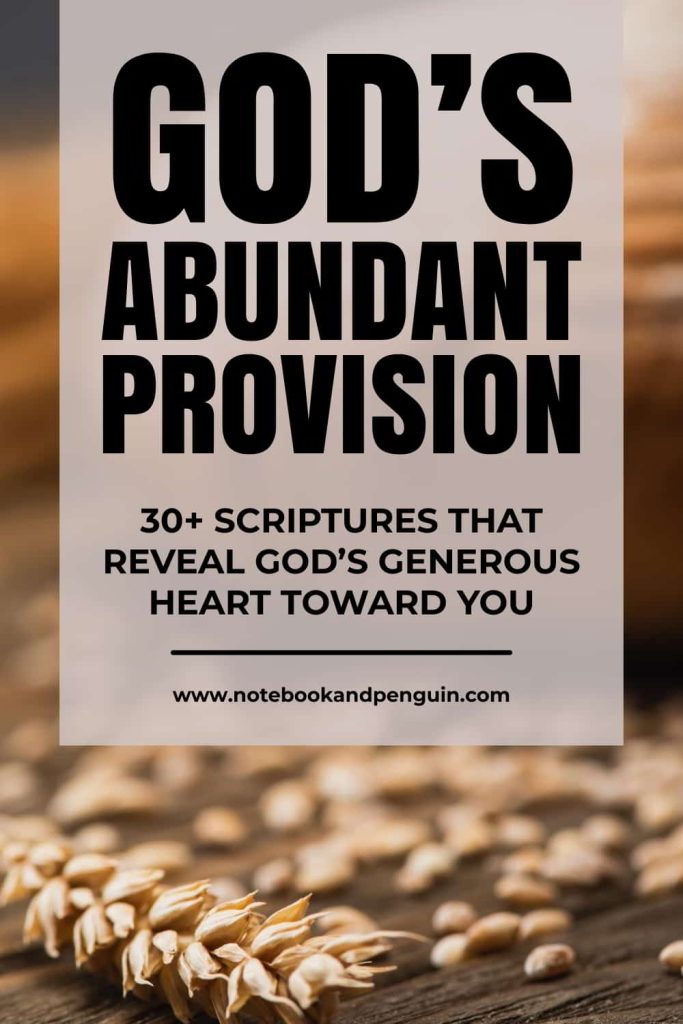 Scripture about God's provision