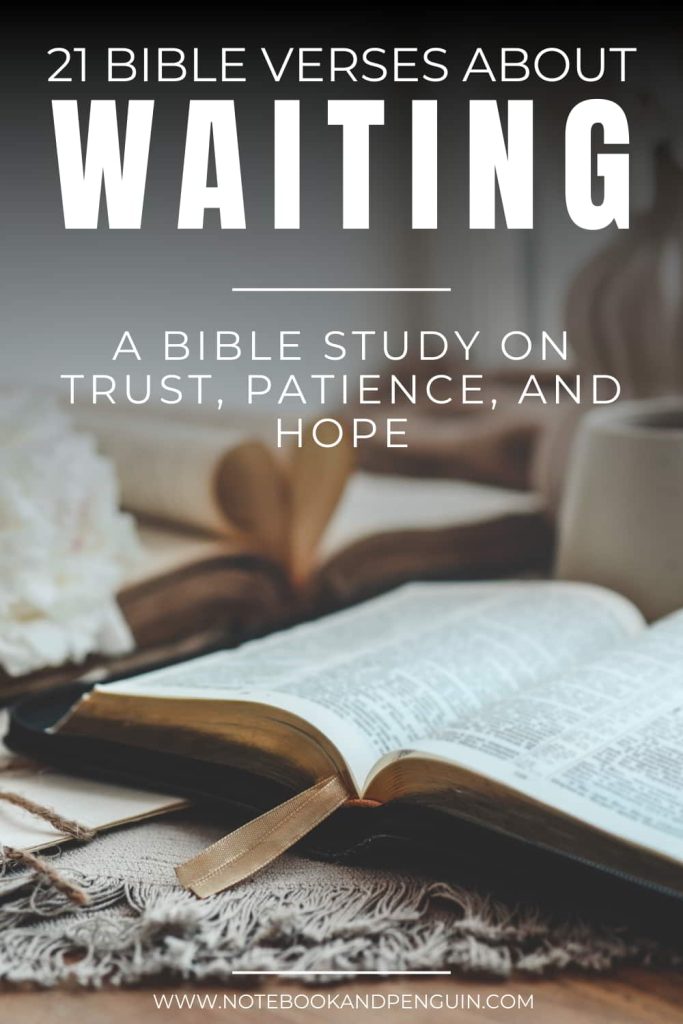 Bible verses about waiting on God Pinterest Pin