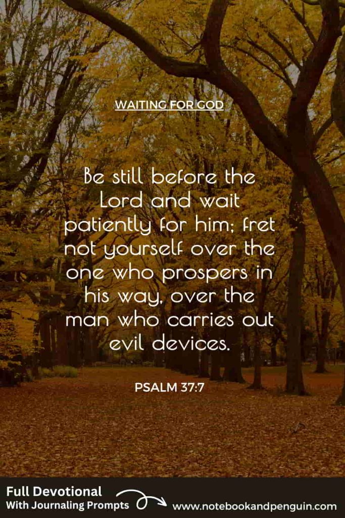 Be still before the Lord Pinterest Pin