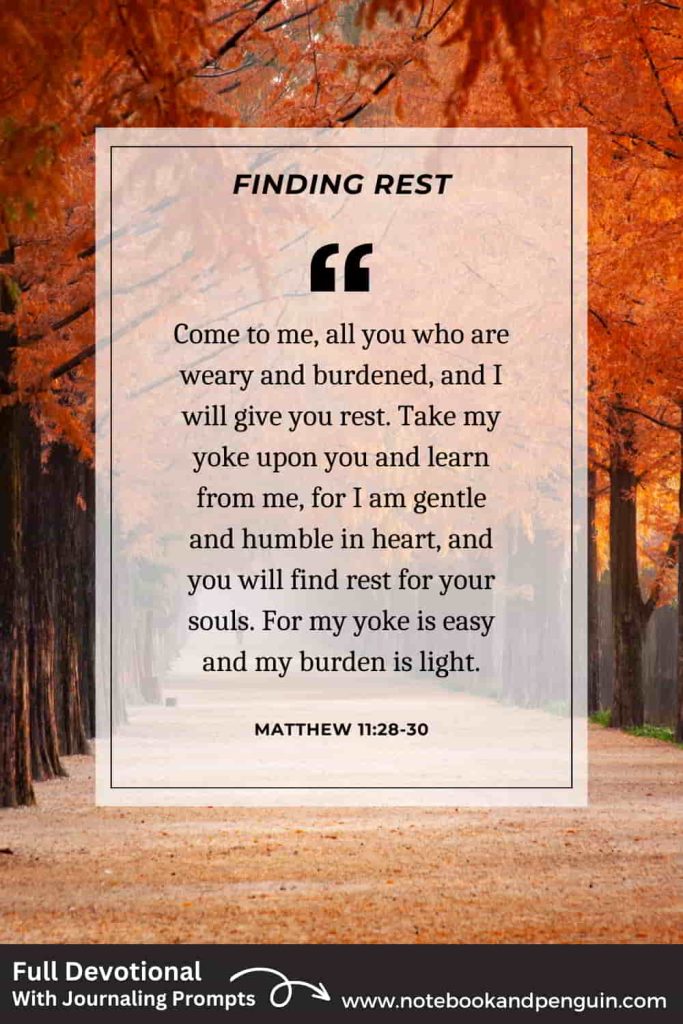 Come to me all you are weary Bible verse