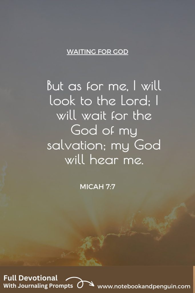 But as for me I will look to the Lord Pinterest Pin