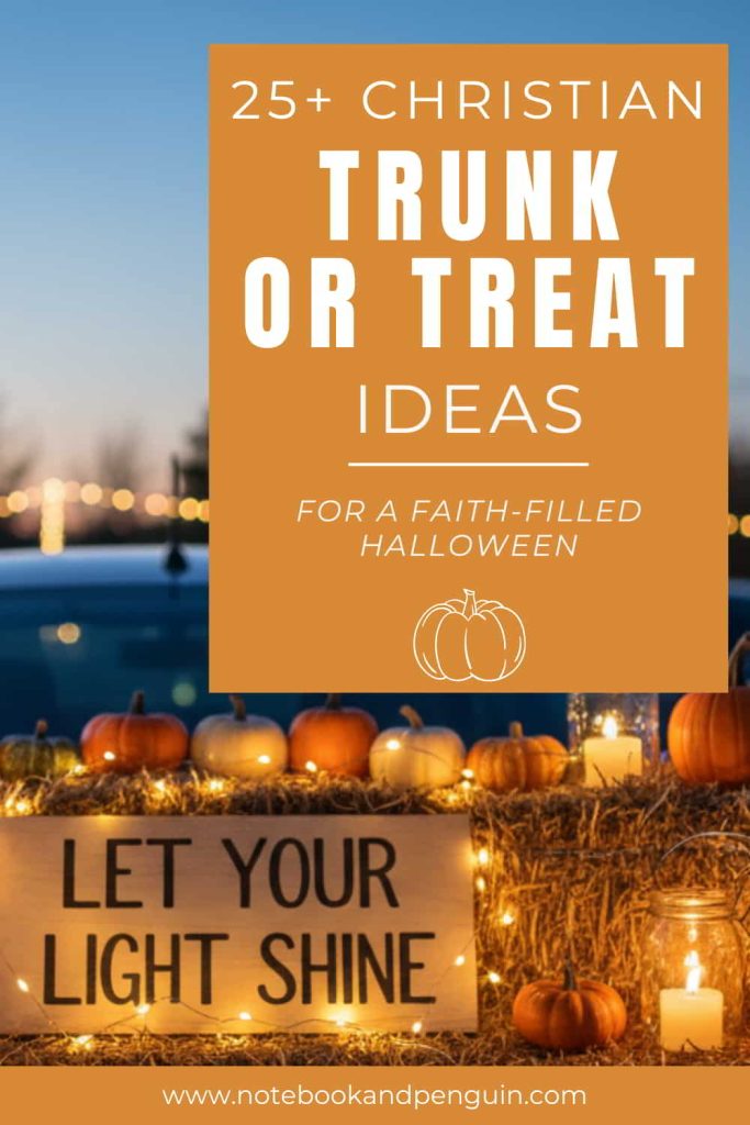 Trunk or treat ideas for Christians