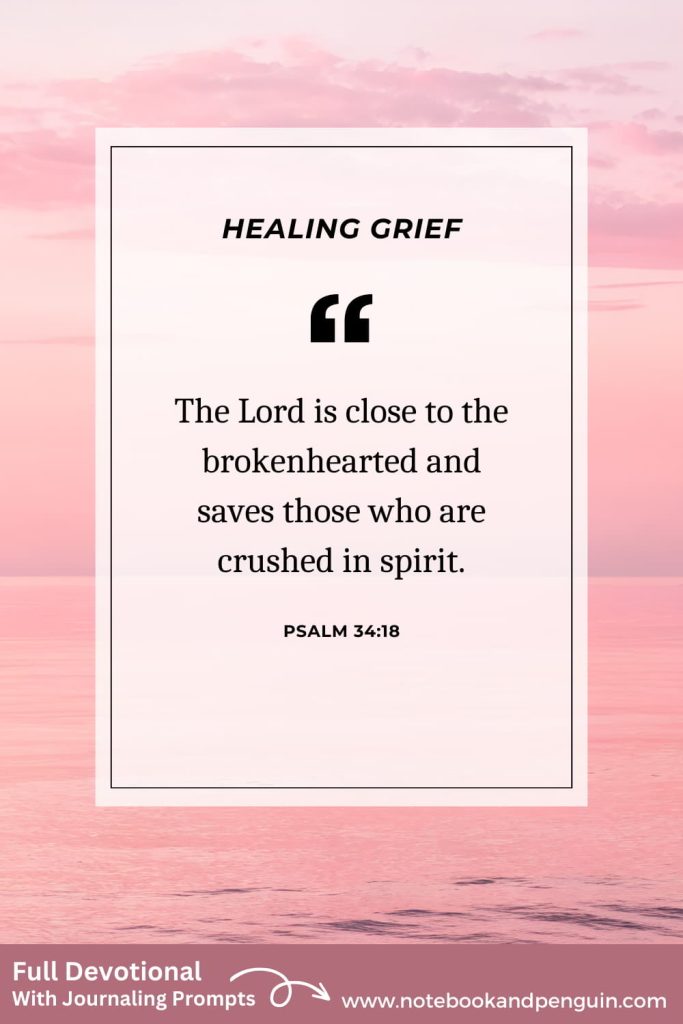 Devotional about healing from grief