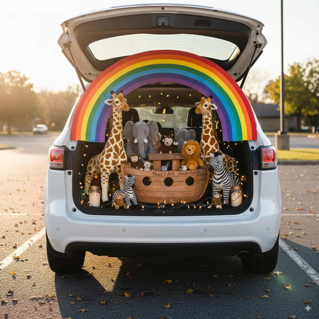 Noah's Ark Christian Trunk Or Treat Idea