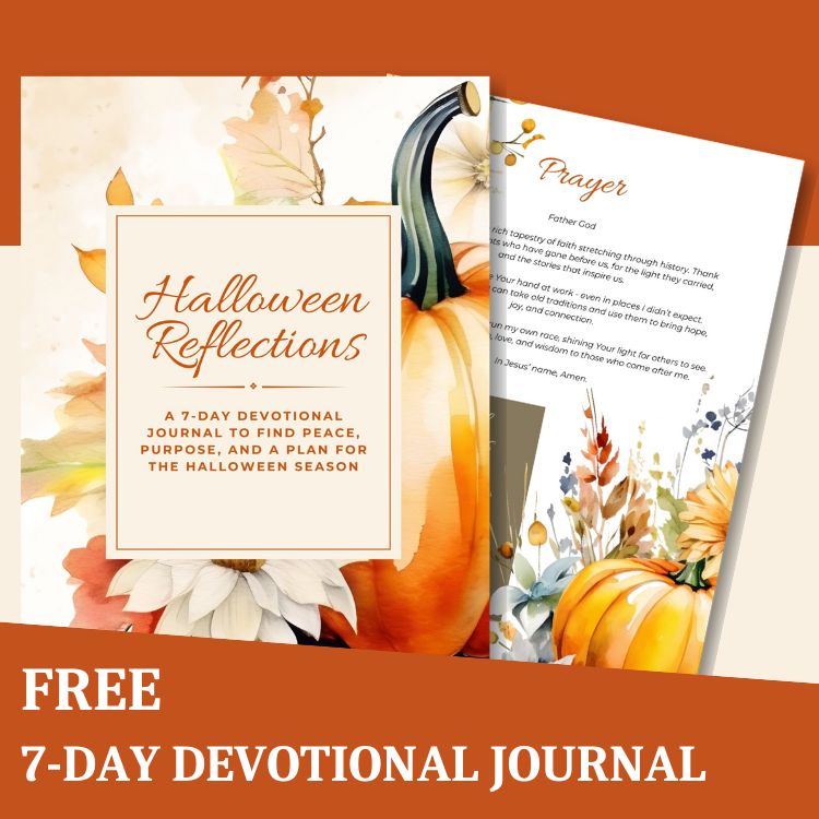 Free Halloween devotional journal